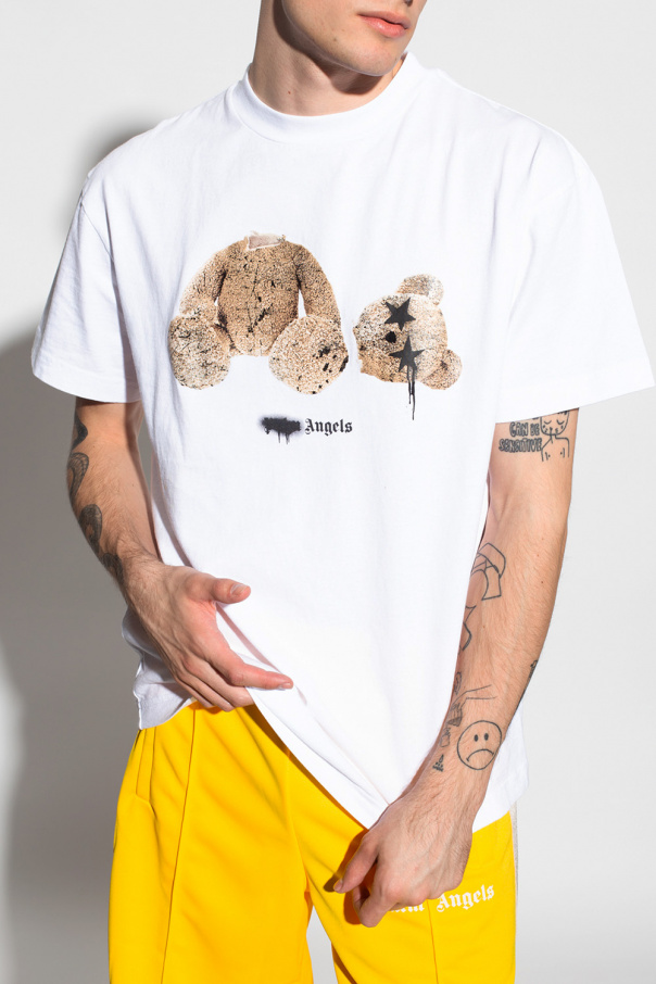 Palm Angels T-shirt with logo | Men's Clothing | IetpShops